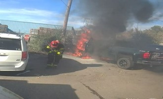 Fast Intervention by Quint 25 and Squad 25 Prevents Full Cabin Burn in Afternoon Truck Fire