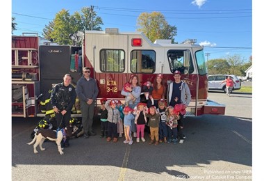 Catskill Firefighters Teach Fire Safety at Mama Bear Daycare