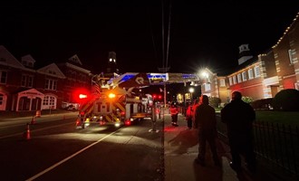Truck 1 Supports Light Up Thomaston, Enhances Ladder Operation Training