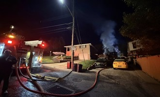 Munhall Firefighters Battle Overnight Duplex Blaze on Harrison Street