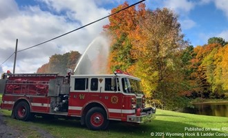 Wyoming Fire Crews Flush Dry Hydrants
