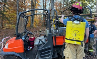Taberg Firefighters Contain Brush Fire After Remote Access Complicates Response