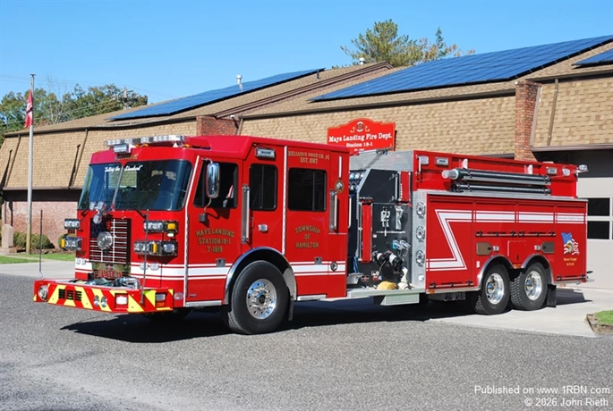 Mays landing Fire CO. of Hamilton Township NJ  2026 Stuphen Monarch 2000/2500 pumper-tender.