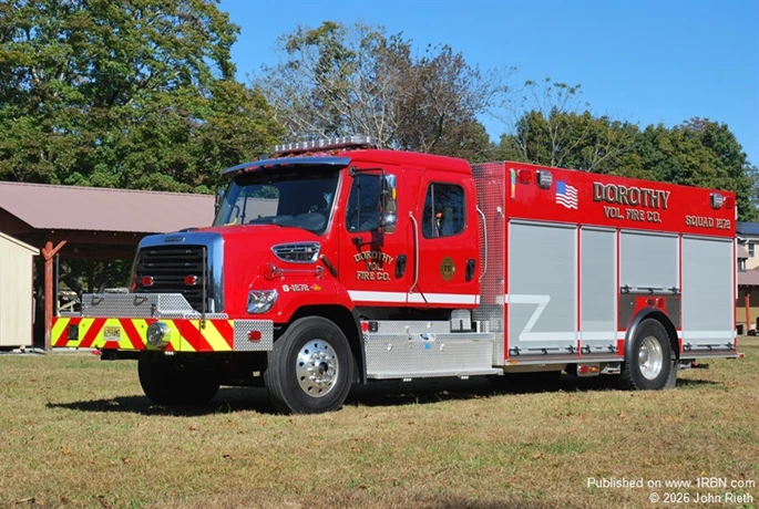 Dorthy Fire Co. of Weymouth Township NJ 2025/Freightliner SD108/2026 KME 1500/1250 rescue pumper.