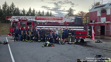 Southbridge Firefighters Train at Regional Facility in Auburn.