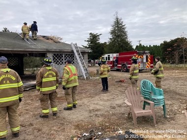 Firefighters Conduct Ventilation Drill on Acquired Structure