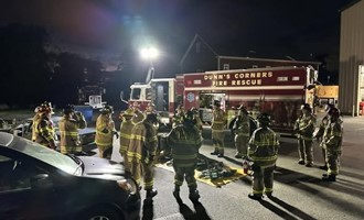 Volunteers Practice Safe Cutting and Spreading Methods