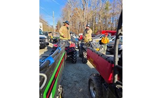 Castleton Fire Department Assisted at Berlin Forest Fire