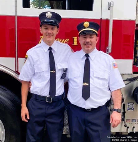 Loghan Padgett and dad Robert Padgett