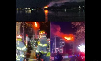 Valley Stream Firefighters Assisted Long Beach at Multiple-Alarm House Fire