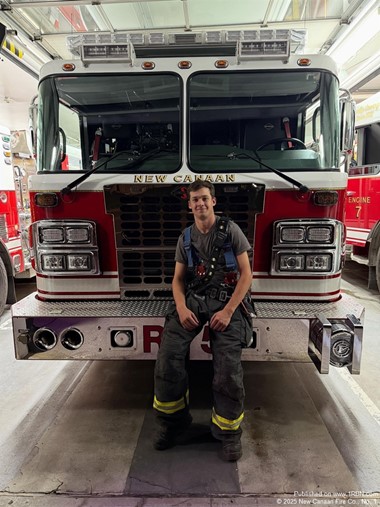 New Canaan Firefighter Earns Interior Firefighter Certification