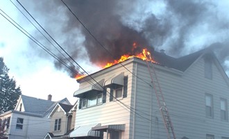 Attic Fire in Garfield