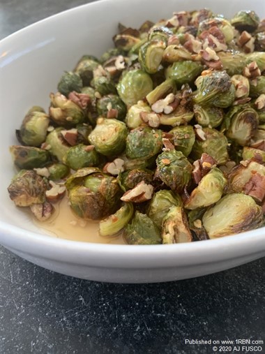 2020...A little sweet and a little sour, just like these brussels sprouts