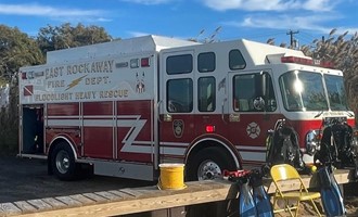 East Rockaway Dive Team Joins Sayville Ferry MCI Exercise.