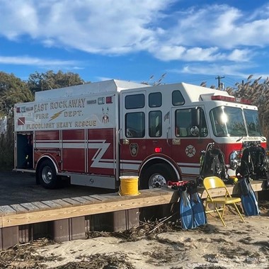 East Rockaway Dive Team Joins Sayville Ferry MCI Exercise.