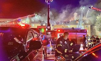 Gloucester Township Third Alarm Fire Leaves Five Injured, One Hundred Persons Displaced, and Heavily Damages Apartment Building (CONT