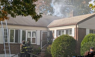 Elmont Fire Department Knocks Down Midday Dwelling Fire.