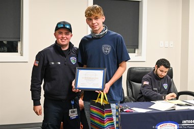 Mastic Beach EMS Youth Squad Member Gets Award