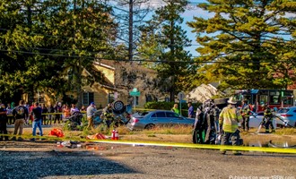 Police Officers Injured Following Crash in Wyandanch