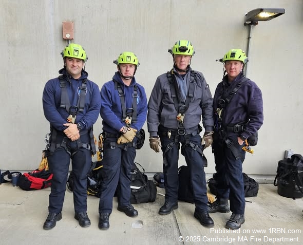 Rail Rescue One Rescue 1 Participates in Multi-Agency Rope Operations at Assembly Row