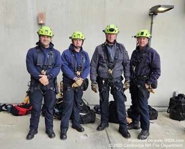 Rescue 1 Participates in Multi-Agency Rope Operations at Assembly Row