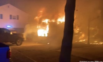 Box Truck Fire Quickly Contained on Joppa Road