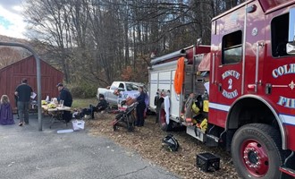 Firefighters Join Trunk or Treat at Colrain Central School