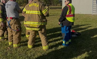 Warren Firefighters Train in Smoke House Simulation