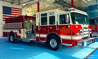 New Engine 2 Arrives for South Deerfield Fire Department Fleet Upgrade