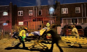 Two civilians and firefighter injured in Camden All Hands fire
