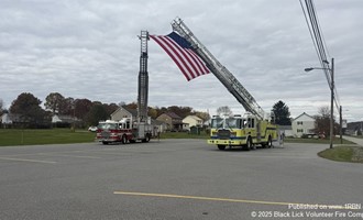Indiana County Firefighters Pay Respect Through Joint Funeral Detail.