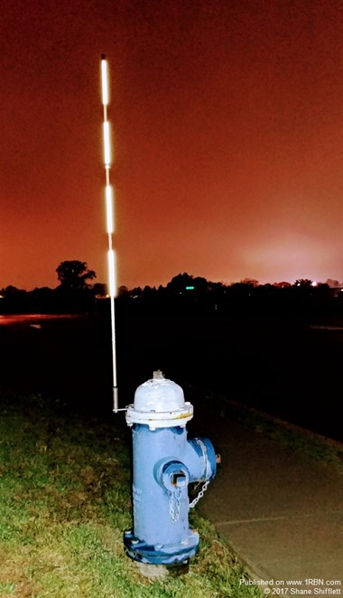 Fire Hydrant with snow sticks