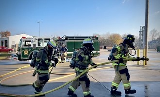 UMFC Firefighters Spend Saturday Honing Live-Fire Skills