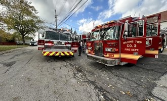 Local Fire Companies Join Students for Kindergarten Safety Event