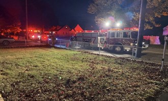 Engine 19 Assists on Trash Can Fire in West Collingswood Heights