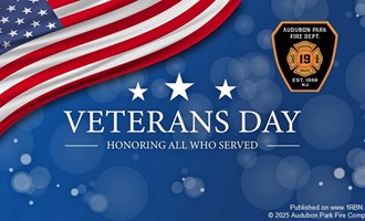 Audubon Park Fire Company Honors Veterans Day
