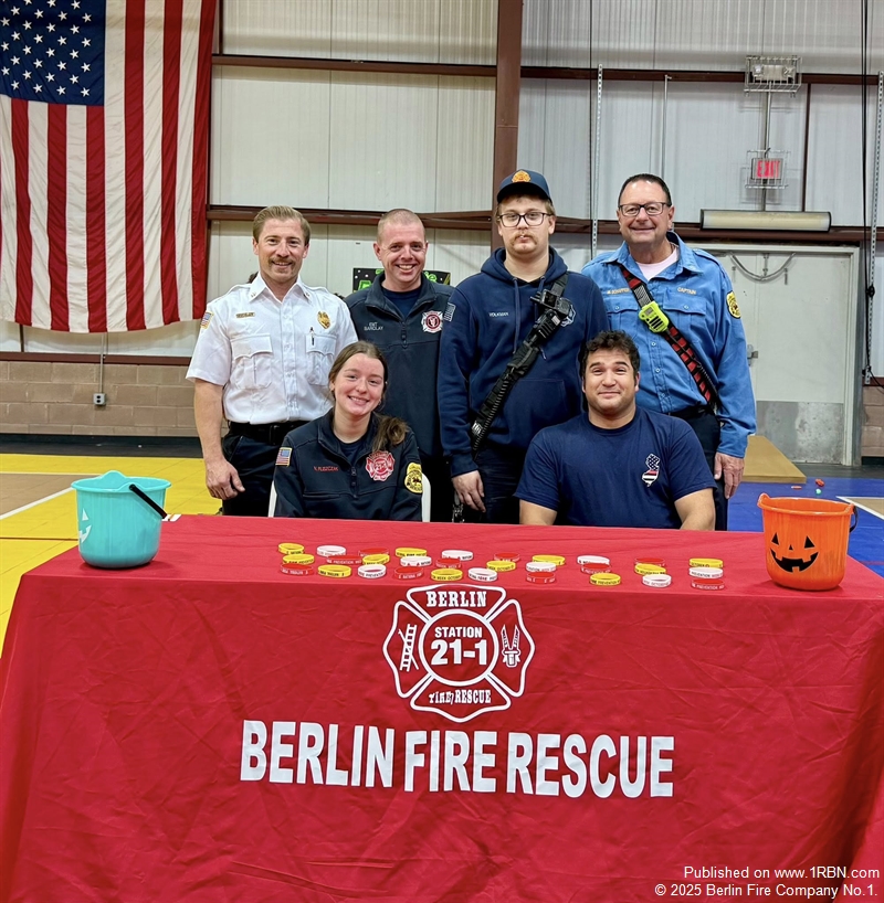 Berlin Fire Company Joins Families at School Halloween Carnival