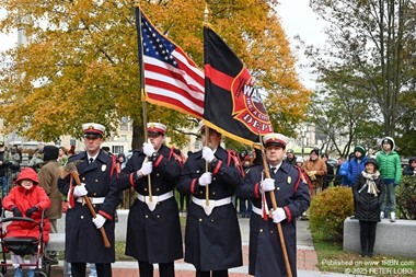 Waltham MA Fire Department honor guard