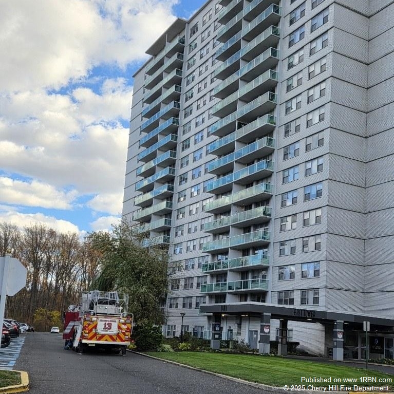 No Injuries Reported After High-Rise Fire in Cherry Hill
