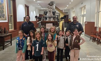 Girl Scout Troop Tours Mount Holly Firehouse