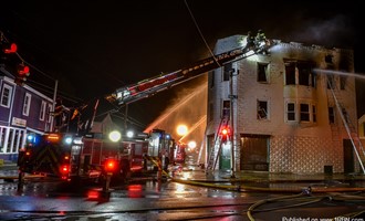 Heavy Fire and Smoke Rips Through Bennington Apartment Building