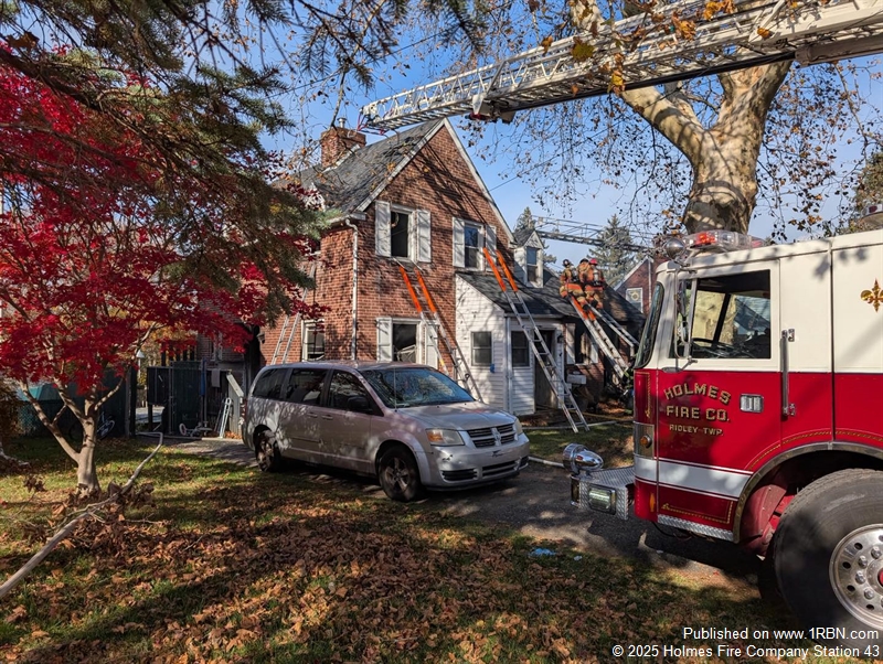 Fire Search Holmes Fire Company Operates Two Hours at Residential Fire