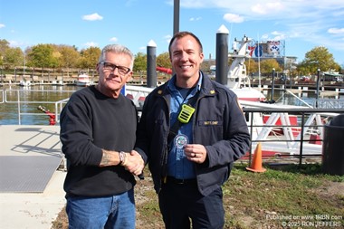 New Jersey Metro Fire Photographers Association President Keith Nicoliello & Camden First Battalion 