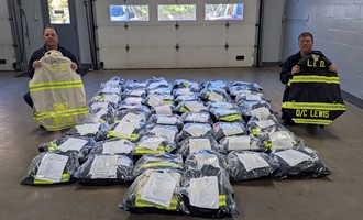 Grant Helps Livingston Firefighters Upgrade Protective Gear