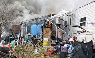 Concord, NH Garage Fire