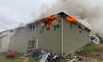 Crews Contain Roof and Attic Fire with Coordinated Attack