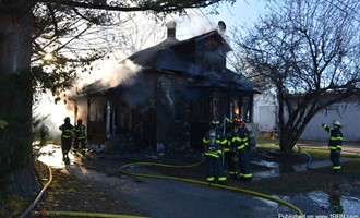 Early Afternoon Fire Sends Column of Smoke High in the Sky; Visible for Miles