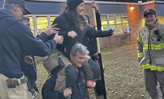 Guilderland Fire Department Assists at School Halloween Event