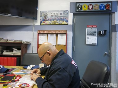 Jersey City Gong Club member John Rinciari