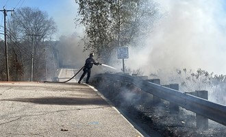 North Hampton Fire & Rescue Responds to Outside Fire